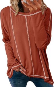 Dokotoo Split Back Fitness Clothing Workout Tops for Women Long Sleeve Shirts for Women 2025 Yoga Running